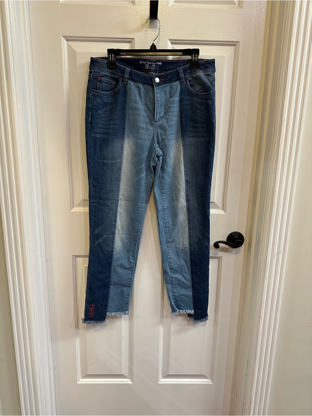Two-Tone Blue Women’s Jeans - Modern Slim Fit